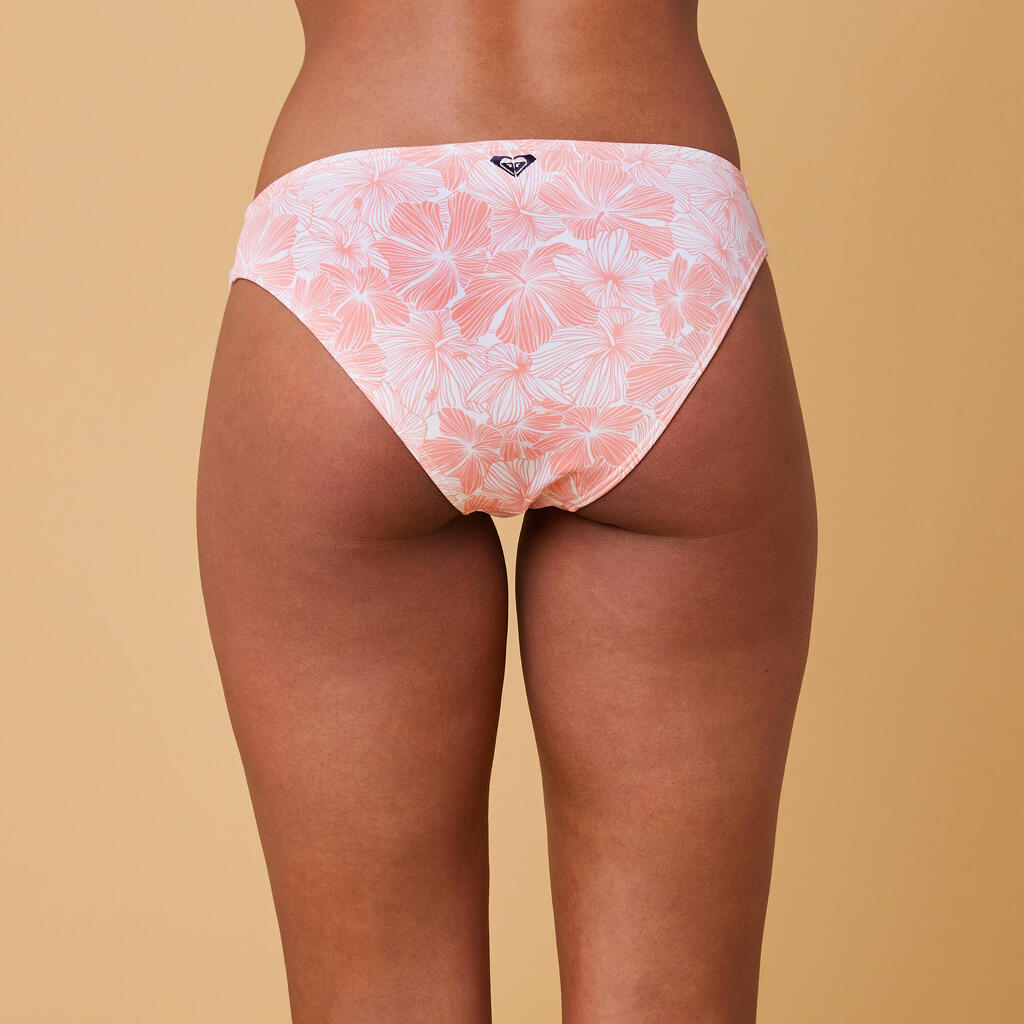 Women's high-leg bikini bottoms - Coral